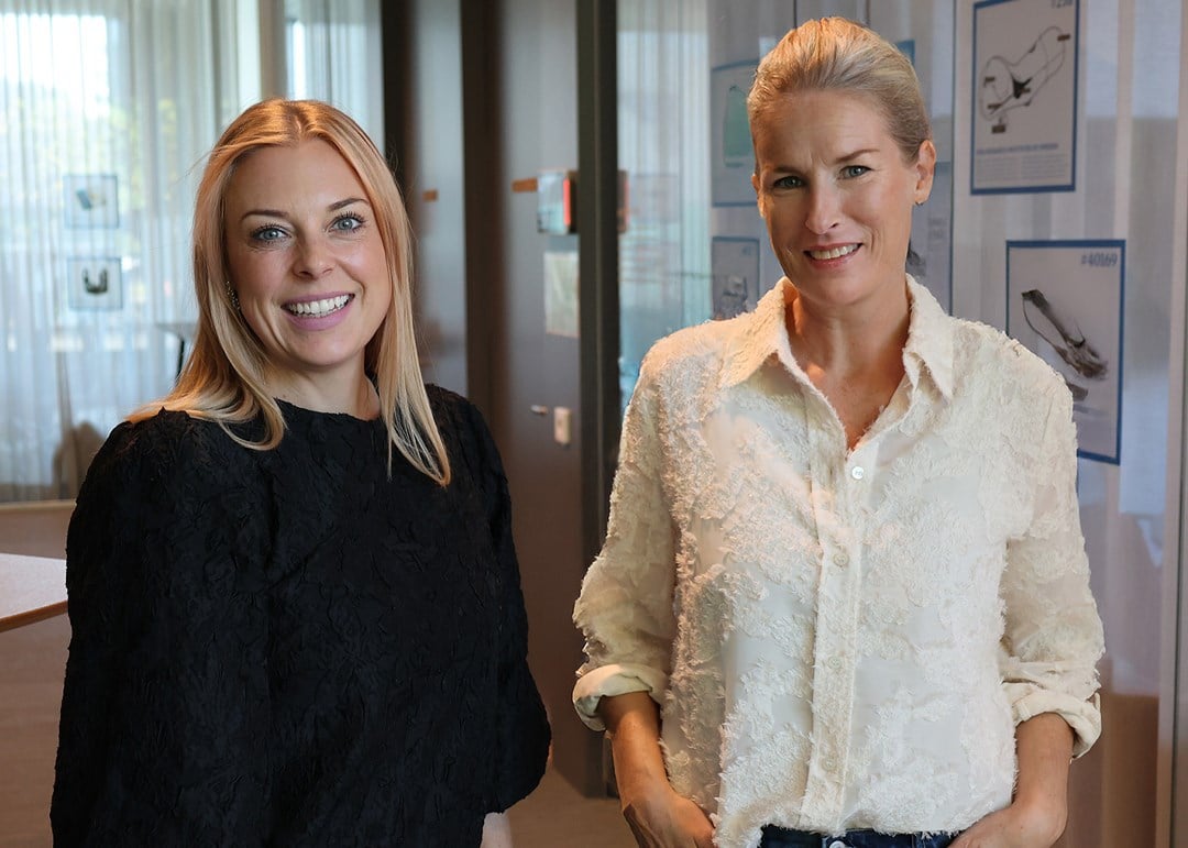 Anna Ljungkvist, Försäljningschef Skill Executive tillsammans med Stina Jernhed, projektledare för Styrelselistan