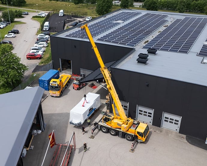Hydria Water siktar utanför Norden